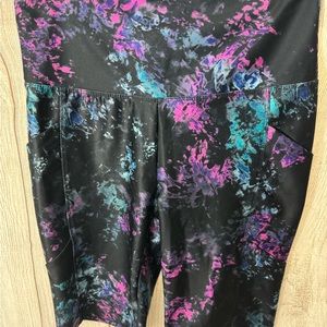 Biker athletic shorts